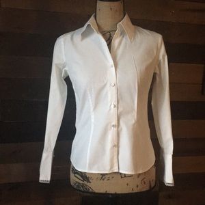 Talbots White Blouse